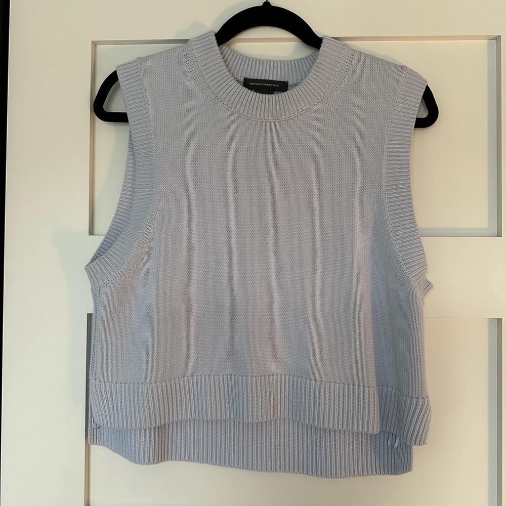 French Connection Sleeveless Crop Sweater